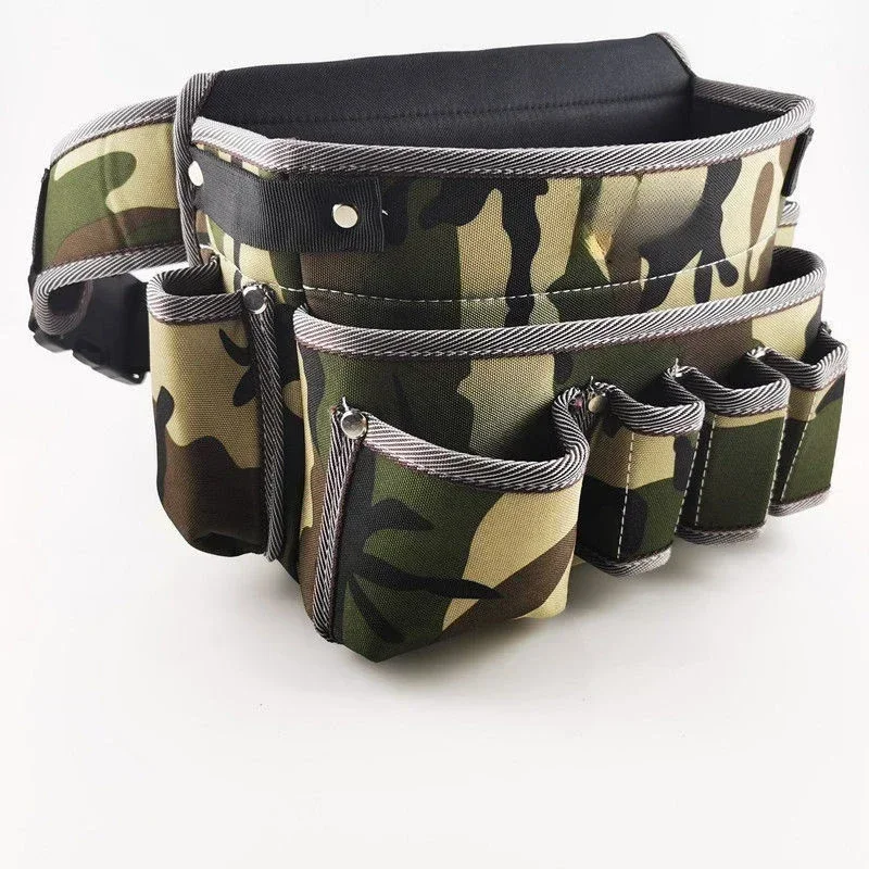 Oxford Cloth Multifunctional Waist Bag Suitable for Hardware Tool Bags for Woodworking Electricians Maintenance and Decoration