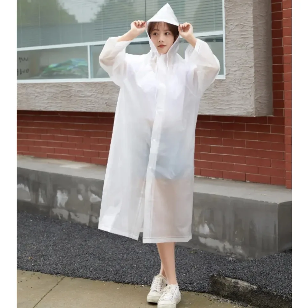 Raincoat  Men Women  Thickened Impermeable Waterproof Raincoat Tourism Outdoor Hiking Rain Poncho Raincoat Hooded Rain Coat