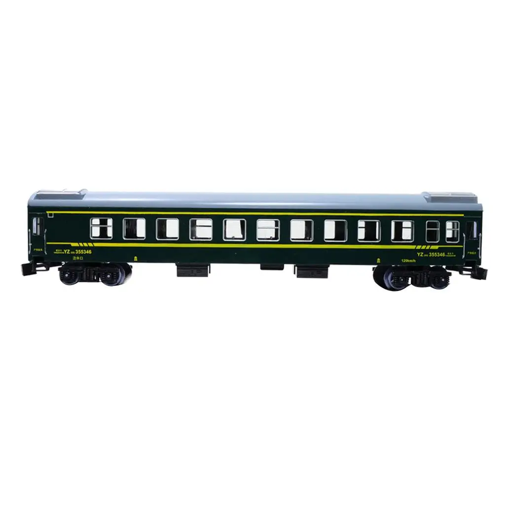 HO Scale Retro Train 1 87 Model Train Toy Plastic Passenger Car Kit Classic Miniature for Home Decor