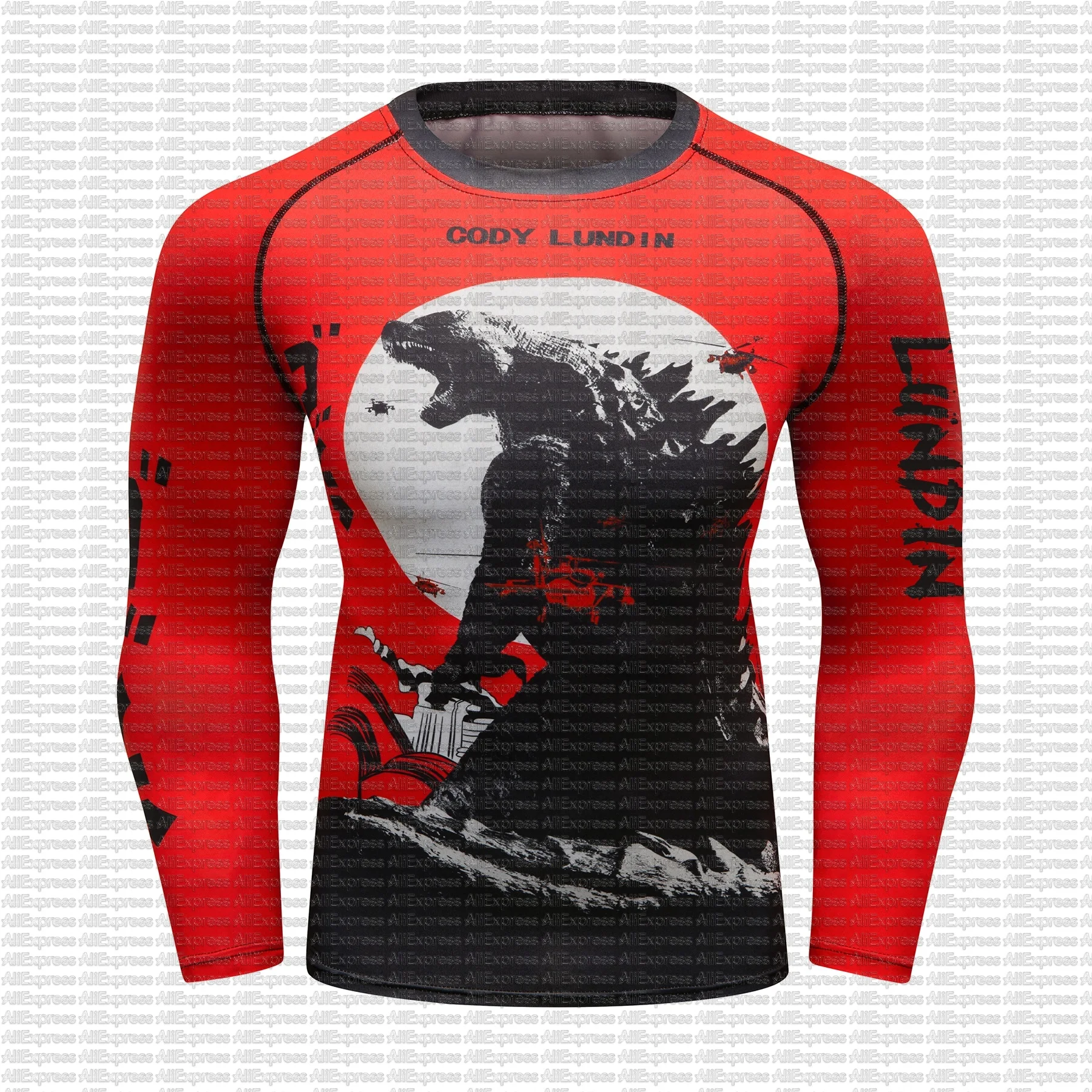 2025 Men's Fashion Long Sleeve MMA Rashguard Bjj Jiu Jitsu T-Shirts Quick Drying Men Muay Thai T Shirt Kickboxing Shirts Breat