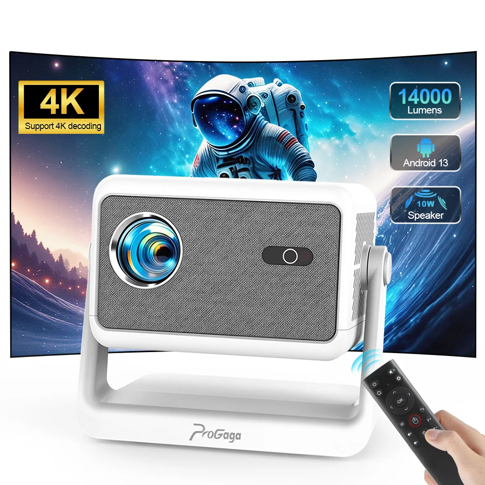 

Проектор PG370MAX с поддержкой 1080P, 4K, Smart Android, 700 ANSI люмен, Wi-Fi, мини-проектор для домашнего кинотеатра, портативный, для видеоигр и просмотра фильмов на открытом воздухе