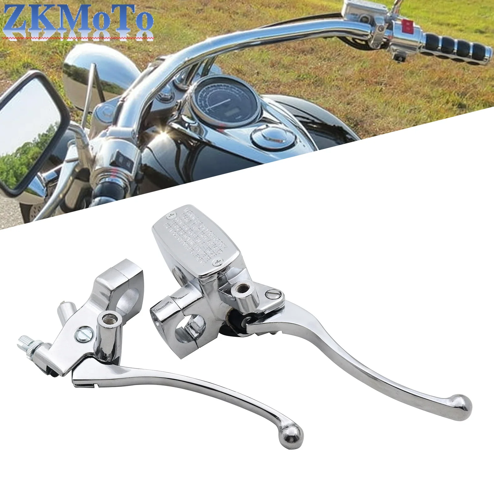 

Универсальный хромированный 25 мм мотоциклетный тормозной рычаг сцепления, резервуар главного цилиндра для Honda Steed 400 600 Shadow 1100 Magna 250 750