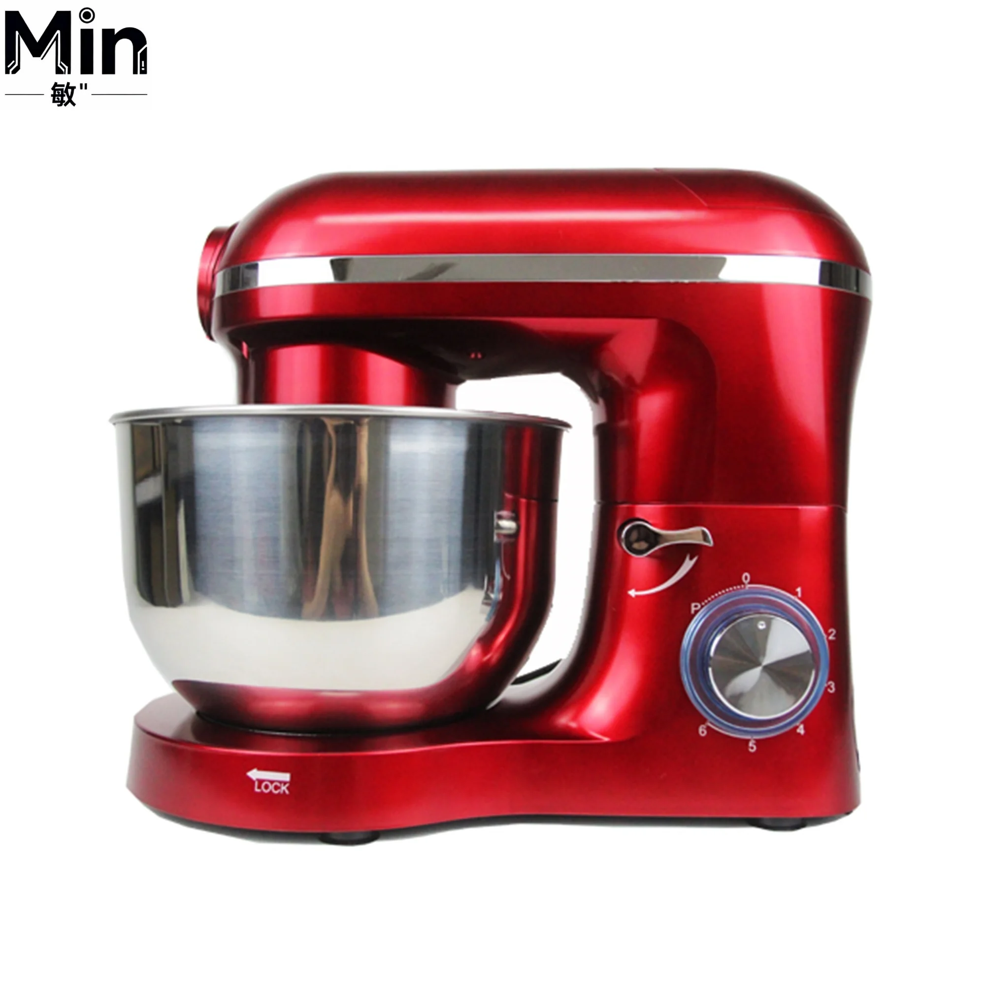 Multifunctional 5L Kitchen Stand Mixer Food Mixer for Baking Cake Dough Mixing Home Commercial Laboratory Food Processing