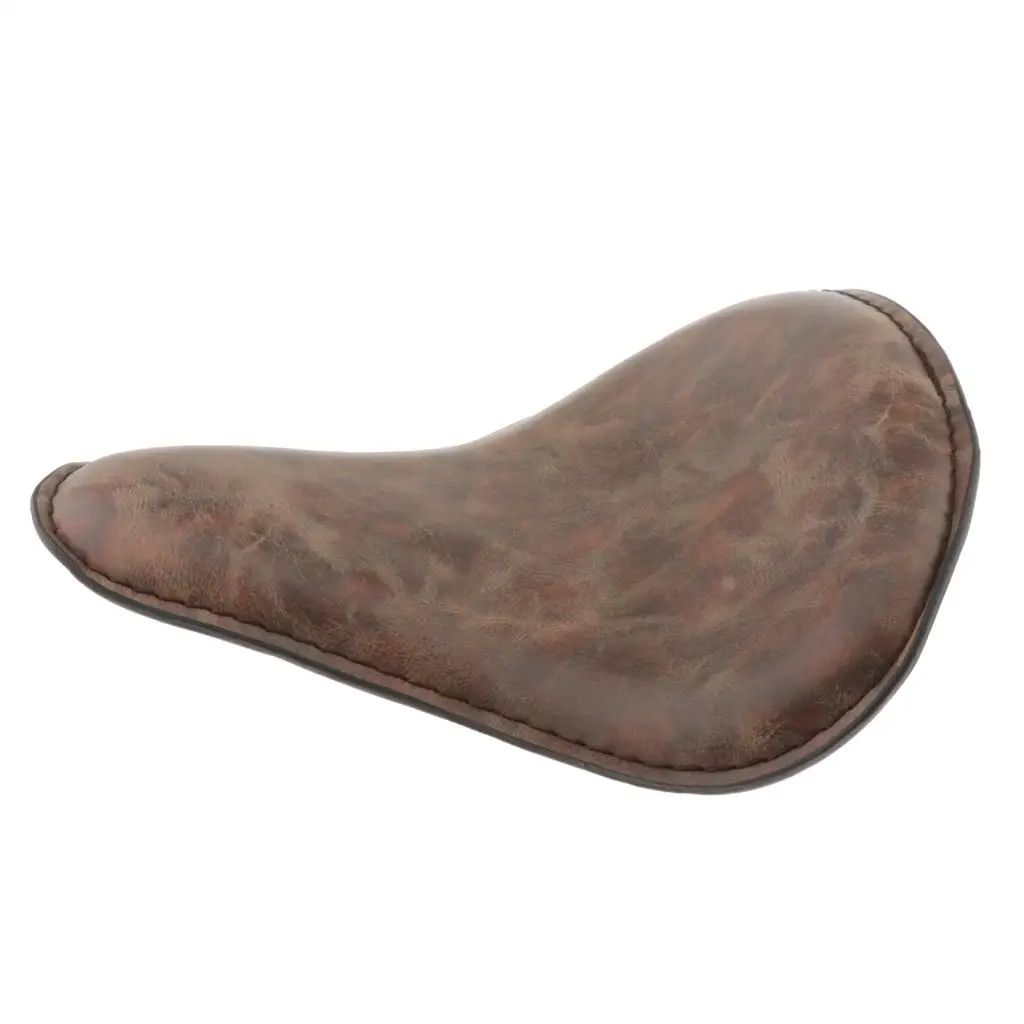 

Мотоциклетное сиденье из синтетической кожи коричневого цвета для Bobber Custom