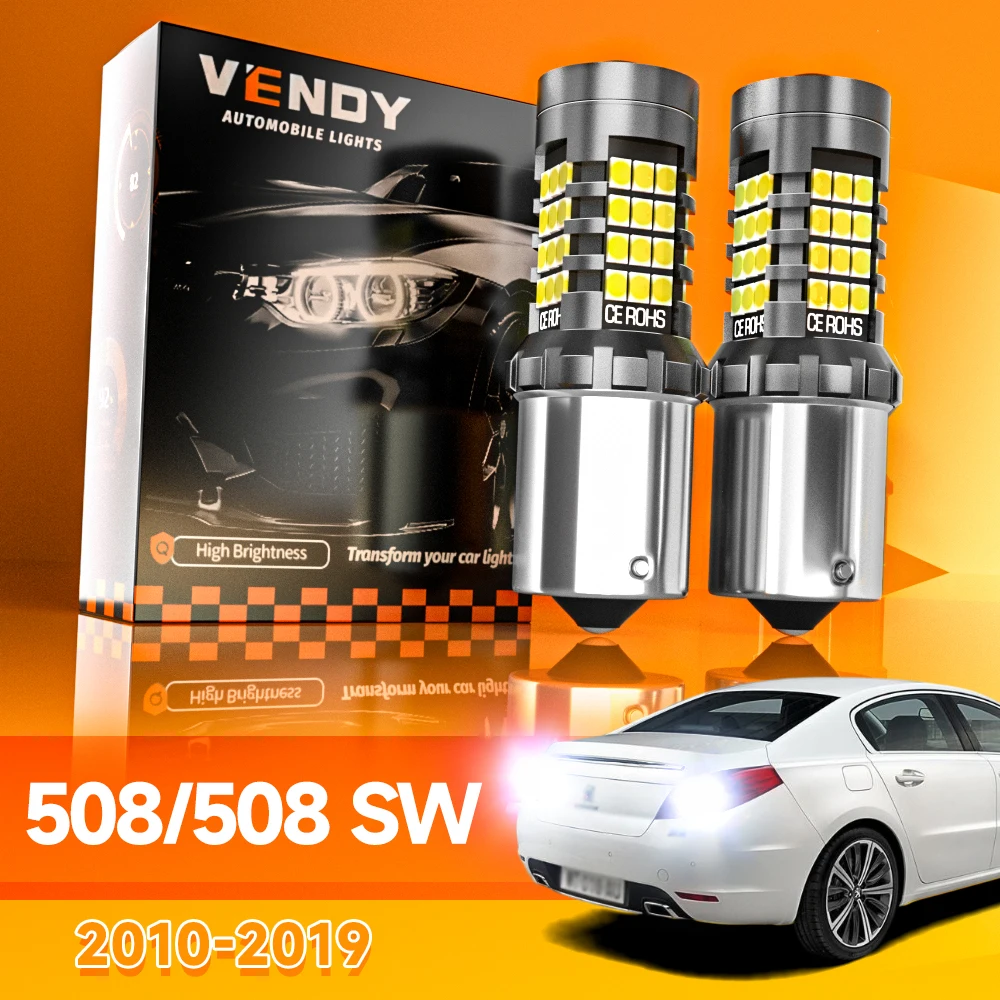 

2pcs For Peugeot 508 SW 2010-2019 LED Reverse Light Backup Lamp 2011 2012 2013 2014 2015 2016 2017 2018 Canbus Accessories