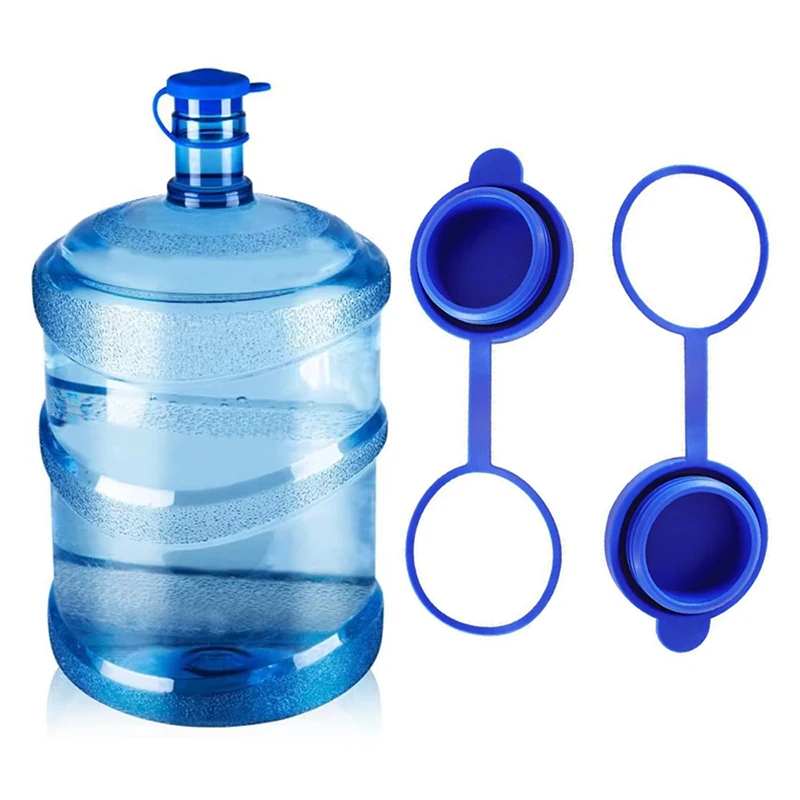 Reusable Bottle Plug Water Jug Non-Spill Anti Splash Peel Water Bottle Silicone Barreled Water Cover Replacement Sealing Covers