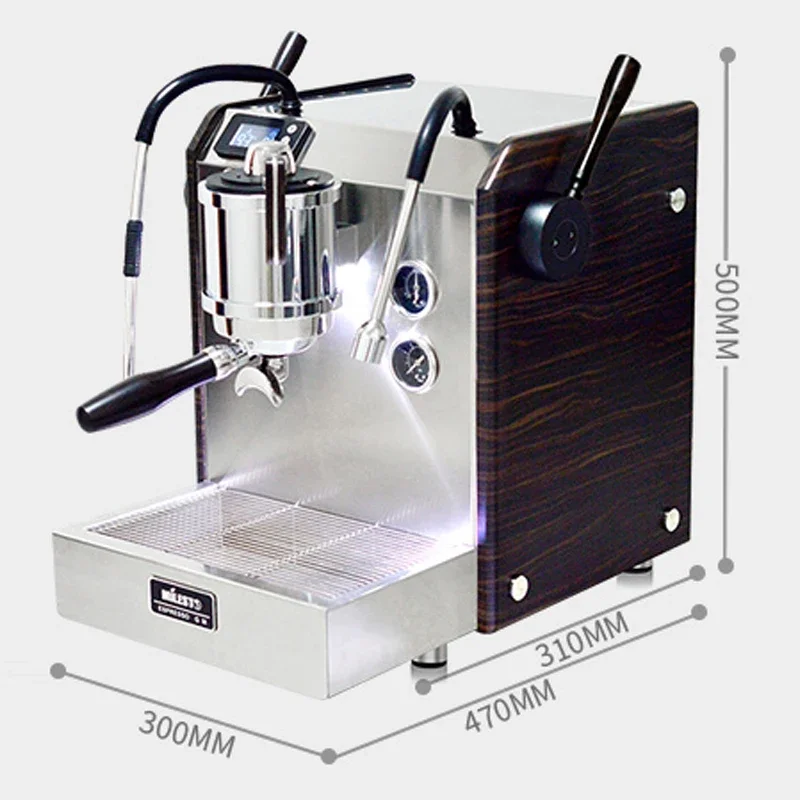 Espresso machine Semi-Automatic Coffee Machine 9 Bar Double Boiler Rotary Pump EM-30 Commercial Household 3 Stage PID Control