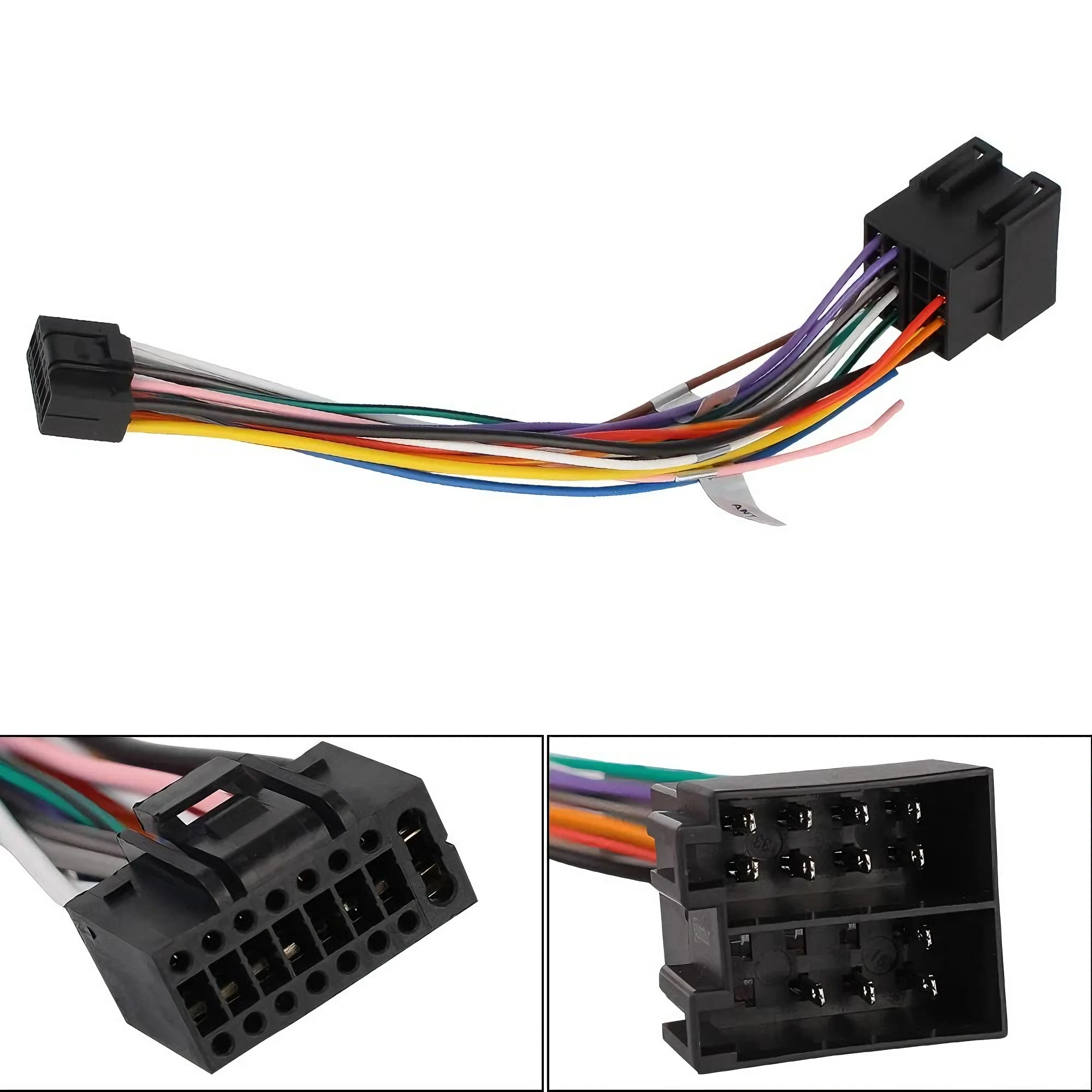 16 Pin Plug Cable ISO Standard Connector Adapter Car Stereo Radio For ALPINE Wire Harness Adaptor Car Wire Cable Adapter image 3