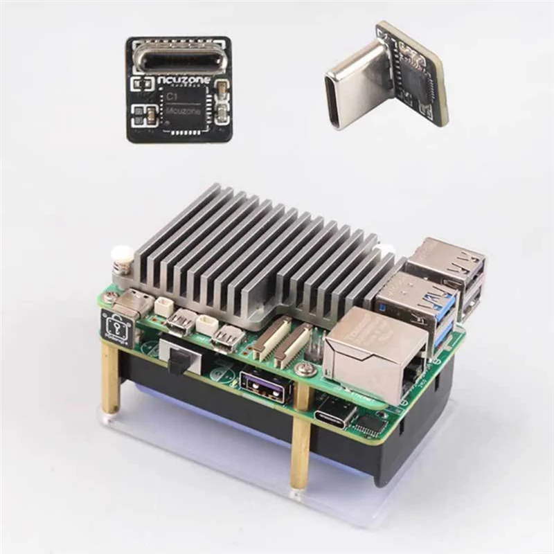 Well Made-For Raspberry Pi 5 PD Dongle USB-C Port Trigger Activation To Solve UPS/POE GPIO Power Non-PD-Power System Error Warni