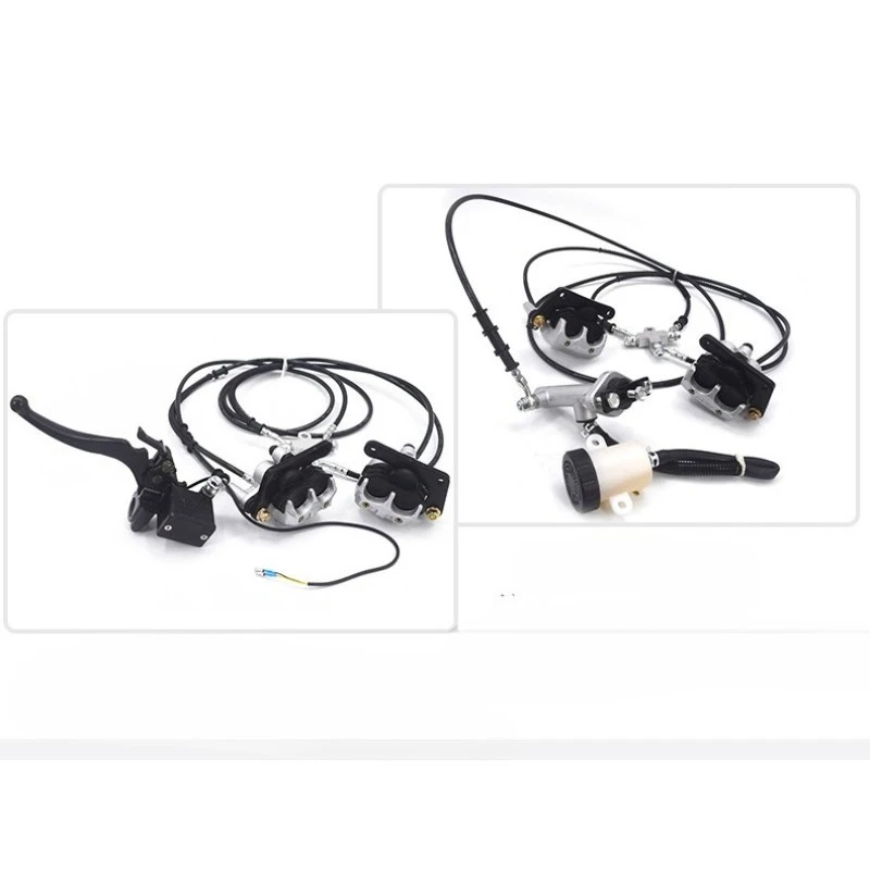 Electric motorcycle tricycle four-wheeler rear axle disc brake drive system 48v60V72V1000W motor controller parts