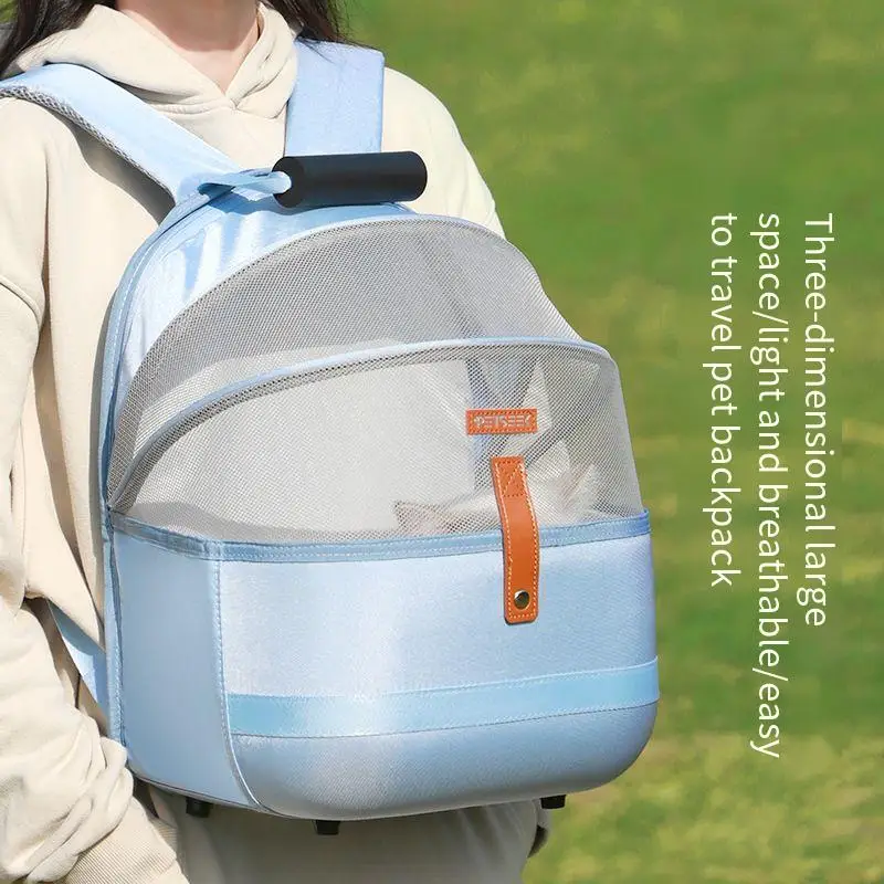 

Роскошный дизайнерский рюкзак-переноска для собак, кошек, прозрачный портативный весенне-летний рюкзак для кошек, большая вместительная дорожная сумка для щенков