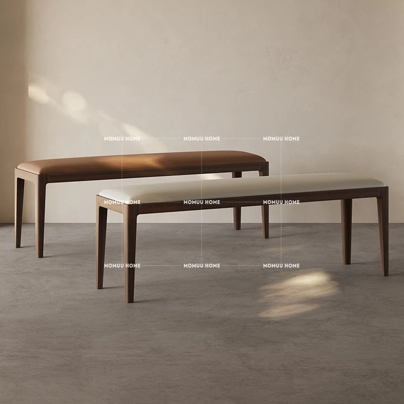 Taburete nórdico de madera maciza para comedor, taburete pequeño para mesa de hogar, taburetes para cama, taburete para zapatos, bancos creativos TYLB