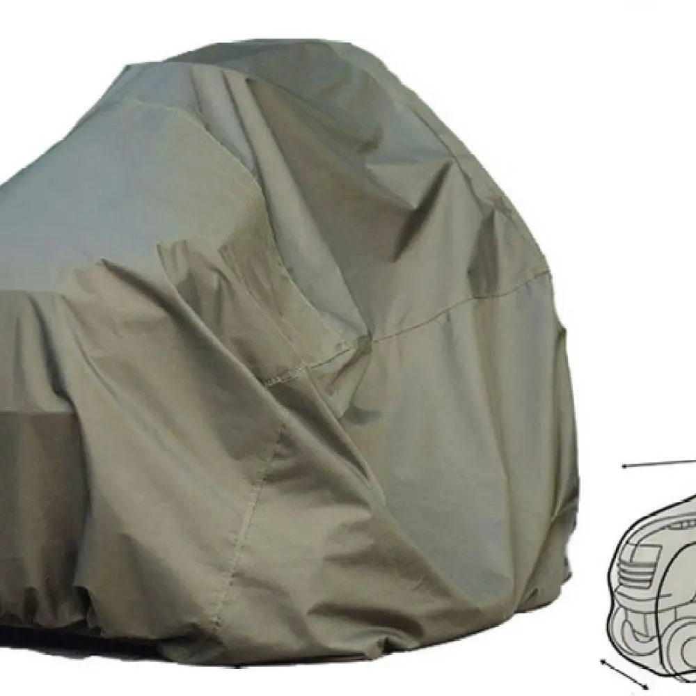 Waterproof Lawn Mower Shield 210D Oxford Fabric Dustproof Protective Cover For Garden Tractor Outdoor Yard Equipment