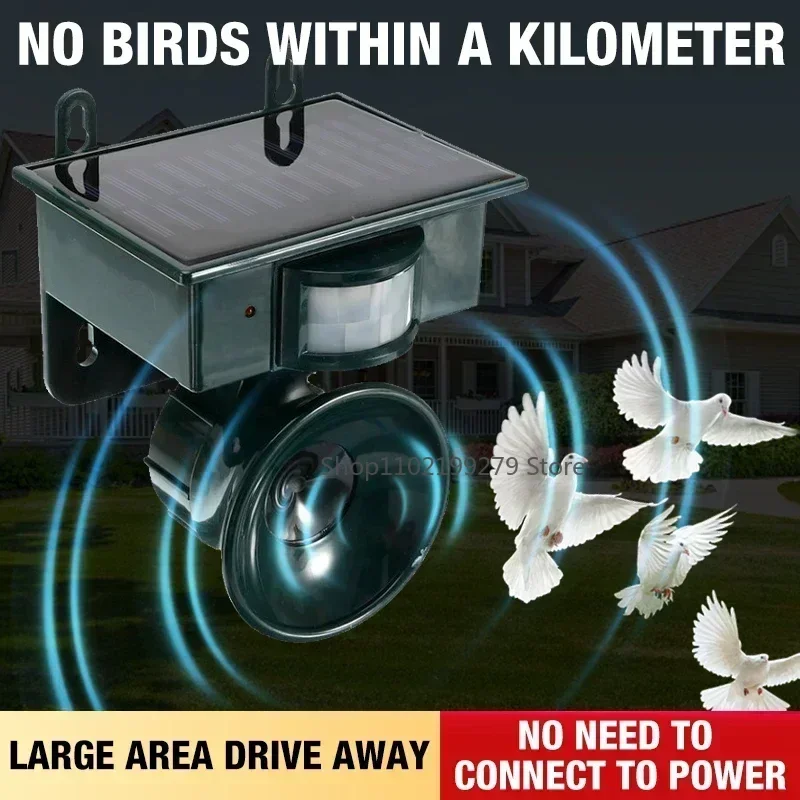 Solar Ultrasoon Vogelafstotend Herten Afstotend Kat Afstotend Hond Muis Nieuw Dier