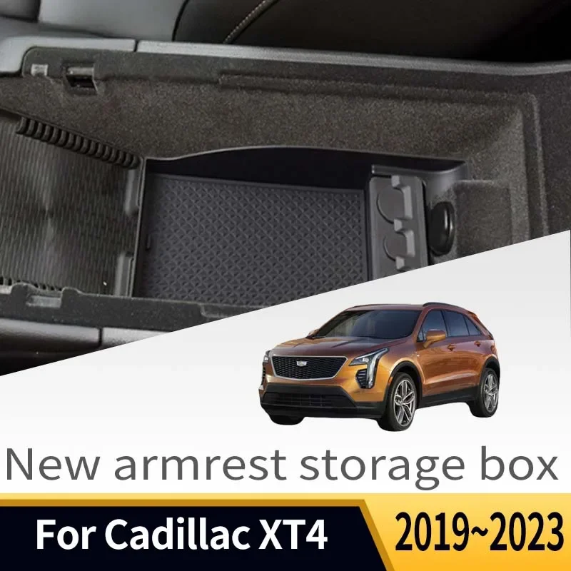 

Auto Parts Suitable For Cadillac XT4 2019~2023 2020 Car Central Control Armrest Box Storage Box Multifunctional Accessories Tool