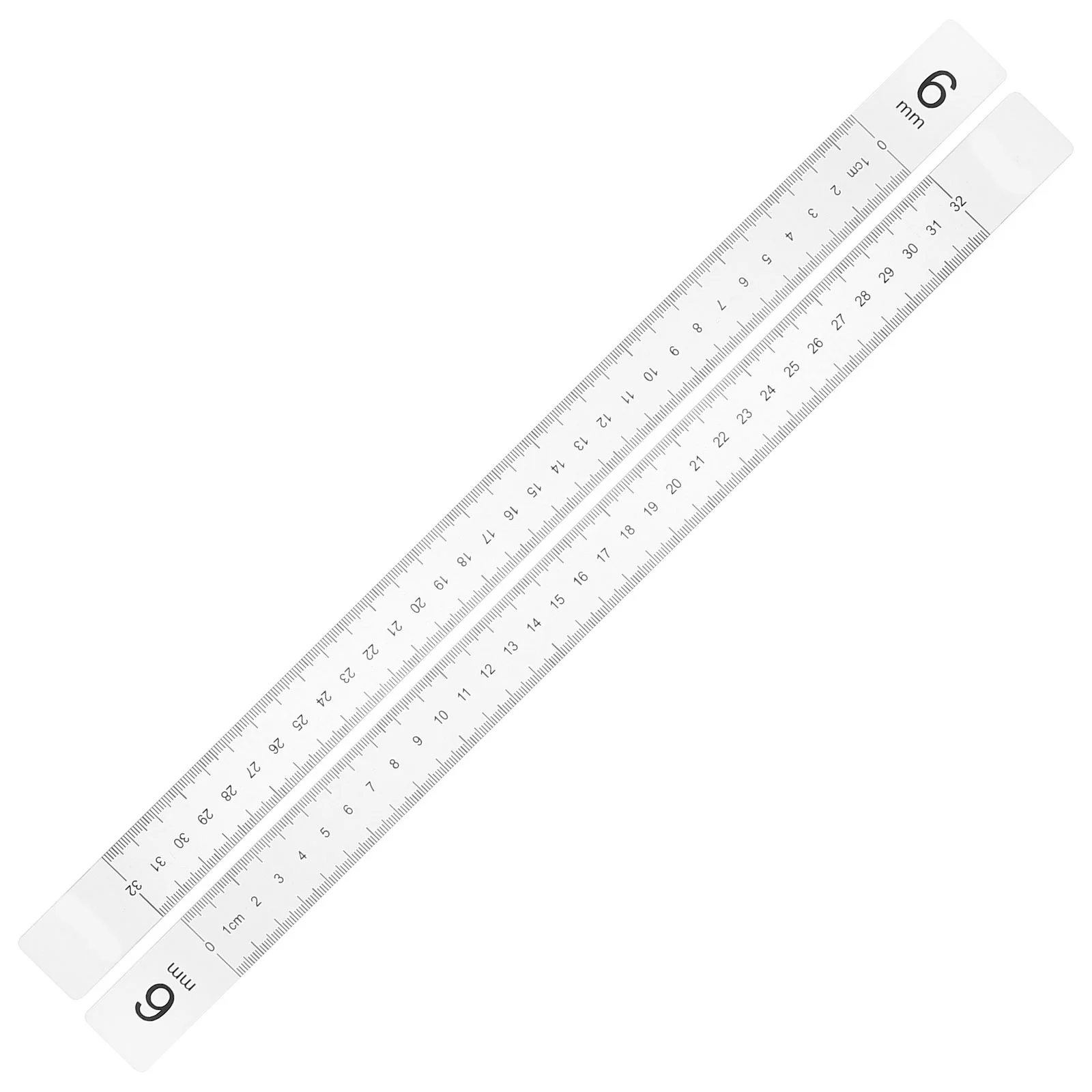 

2pcs 1 Pair Acrylic Baking Ruler Dough Thickness Guide Stick For Cookie Pastry Pizza Measuring Tool Kitchen Baking Accessories