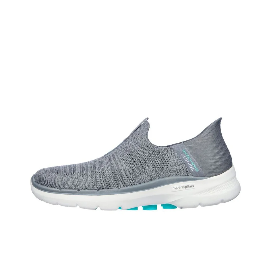 skechers-go-walk-6-walking-shoes-women's-low-top-gray-white-color-124569-gry
