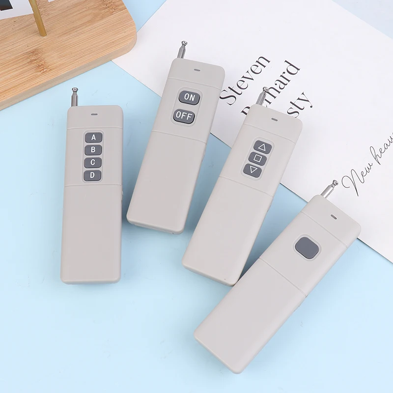 Trasmettitore ricevitore a lunga distanza 433 Mhz 3000 metri Telecomando RF ad alta potenza 1/2/4 CH 1527 Codice di apprendimento Telecomando