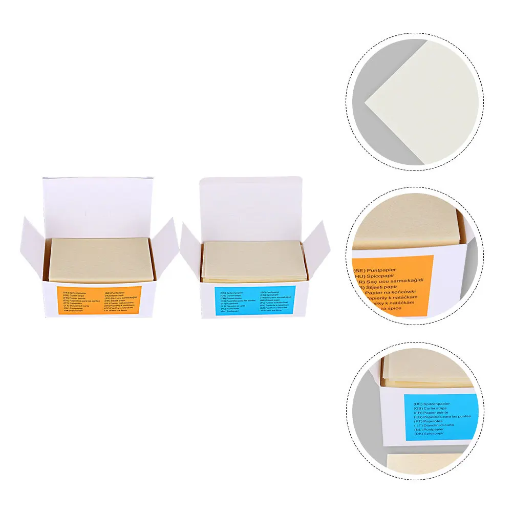 2 Boxes Perm Paper Strong Absorbent Hairdressing Paper Salon Home Hair Cutting Curling Protective Hairstyling Tool