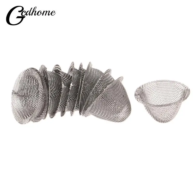 10pcs Tobacco Smoking Pipe Filter Mesh Crystal Pipe Tobacco Pipe Screen Filter Net Shisha Hookah Combustion Net Mesh Filter