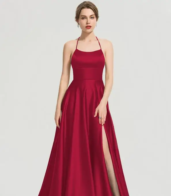 Partykleider 2025, Frau, individuell gestaltet, Abschlussball, Party, Cocktail, Abend, Galakleid für Frauen, schlichtes und elegantes formelles Kleid, Hochzeit