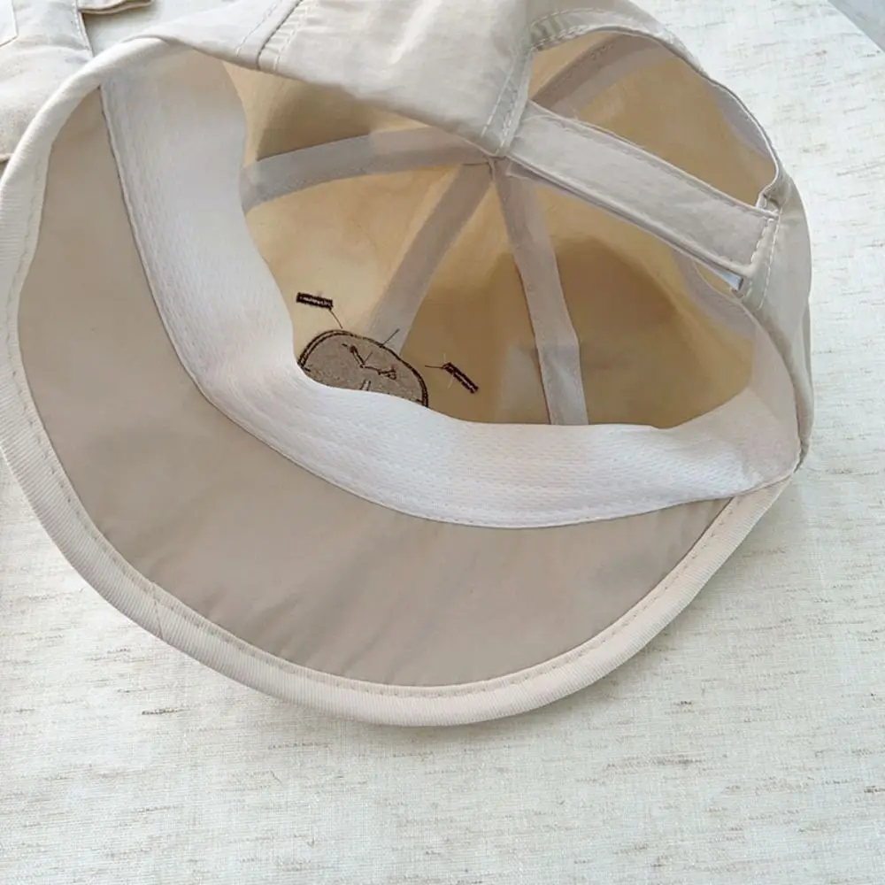 

New Spring Summer Baby Bucket Hat Cute Capybara Short Brim Newborn Bonnet Soft Thin Boys Girls Sunscreen Hat 1-3y