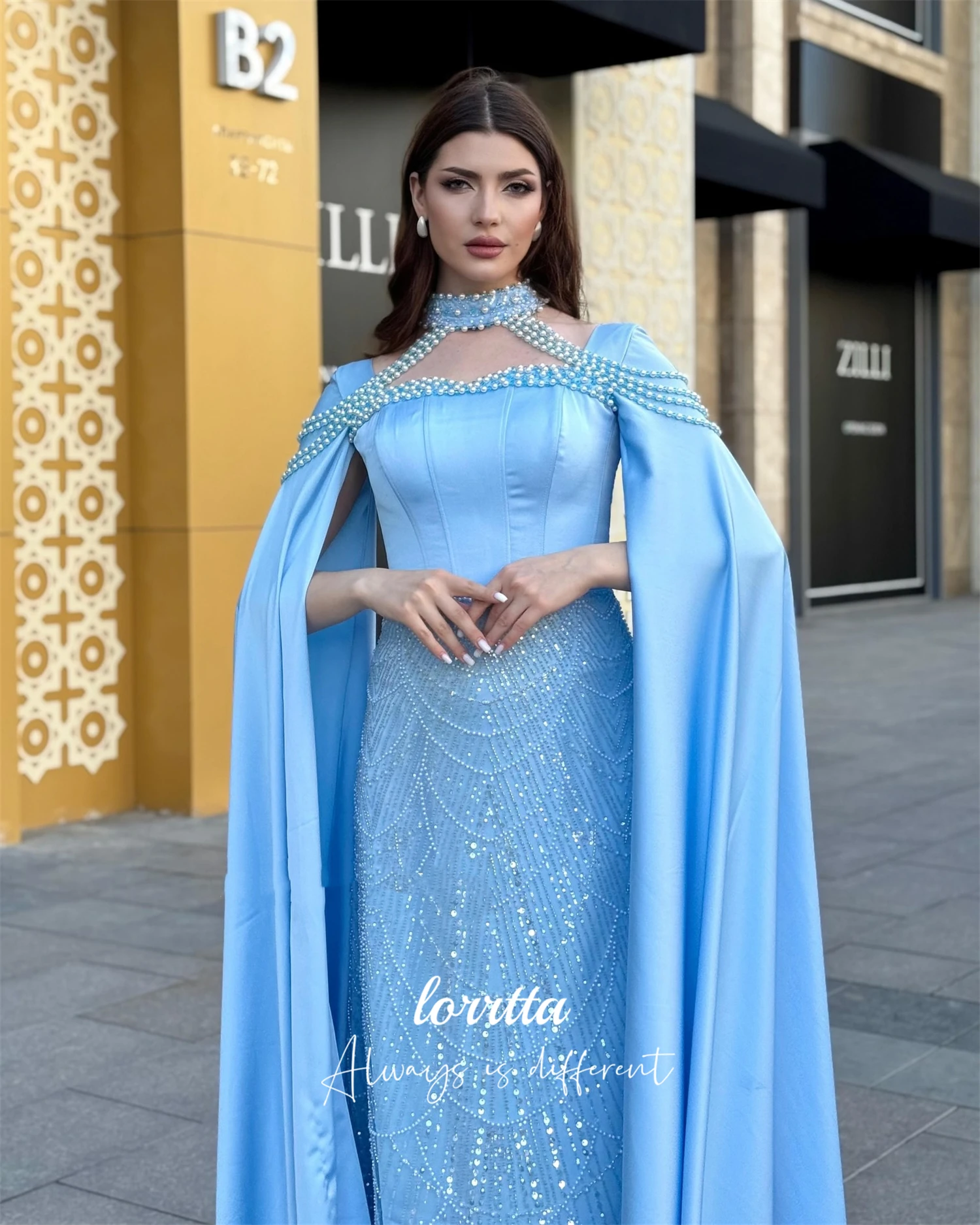 

Lorrtta Customized Prom Dress for Wedding Guest Elegant Evening Dress Woman Prom Dress Happy Sharon Dress for Special Occasions