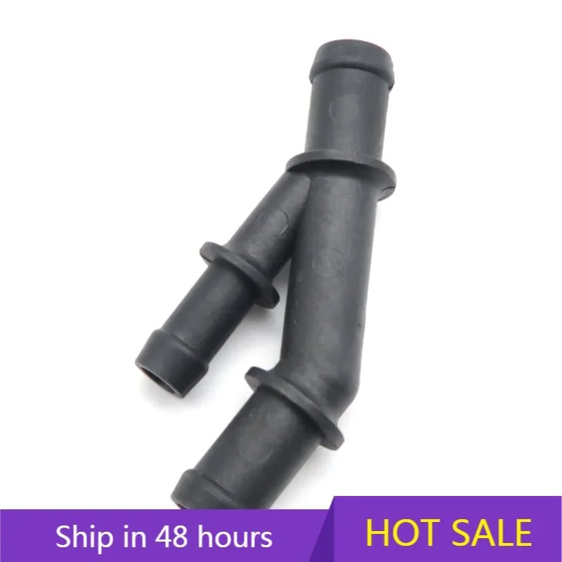 1J0121087E FOR Audi TT Volkswagen Phaeton Radiator Cooling Coolant Y Type Pipe Joint Black High Quality Durable Solid Auto Parts