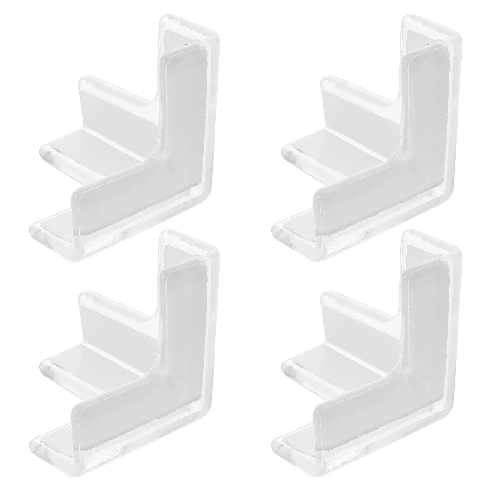 

4Pcs Transparent Corner Guards Clear Baby Proof Edge Protectors Furniture Corner Bumpers Child Safety Tables Desks Dresser