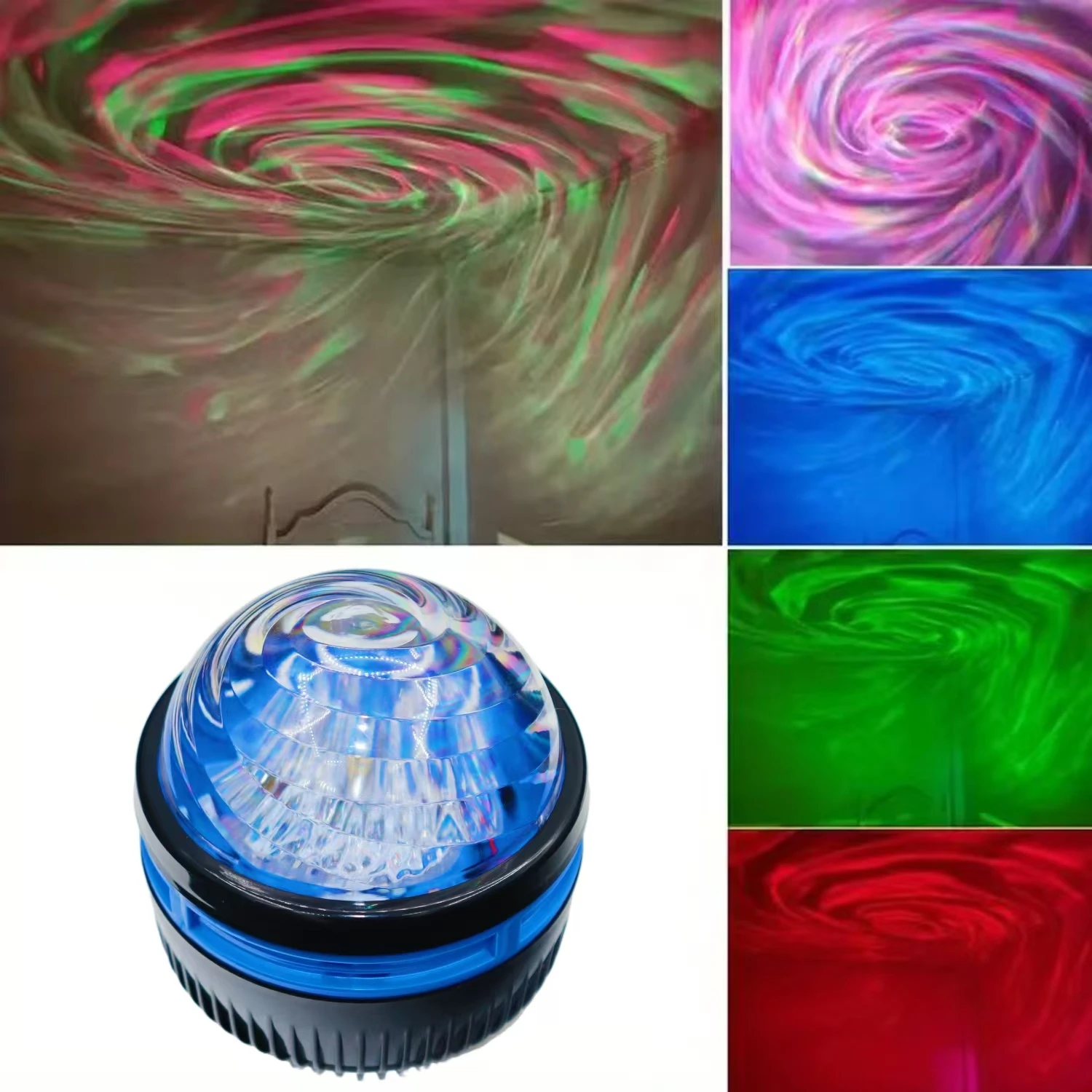 1PC LED Star Galaxy Projector Ocean Wave Nebula Night Light Indoor Rotating Star Projector Lamp Bedroom Romantic Decoration Part