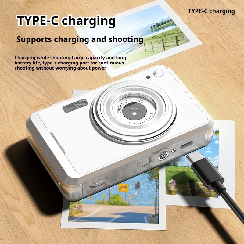4K Digital camera, digital 16x zoom, 64MP high-definition camera, 2. 88 inch high-definition screen autofocus, travel camera