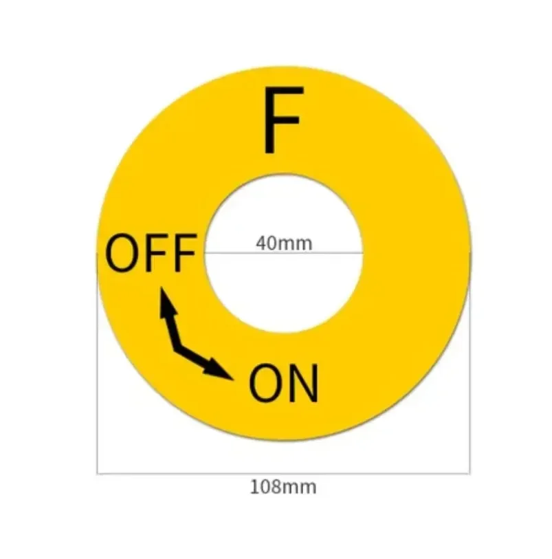 1PC Caution Sign  Engraving Machine Safety Sign PVC Label X/Y/Z Axis Sticker 1325 Signage CNC Switch Emergency Stop Paste
