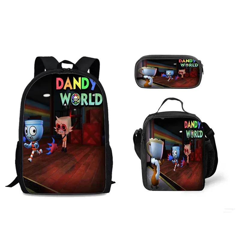 

Рюкзак CyDandy's World, школьная сумка, сумка для обеда, набор пеналов для детей, студентов