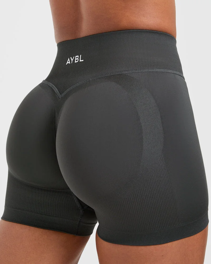 Marken-Nahtlose Yoga-Shorts — Po-formende Fitness-Shorts, Dehnbare Kompressions-Shorts für Damen, Feuchtigkeitsableitend – Detail 17