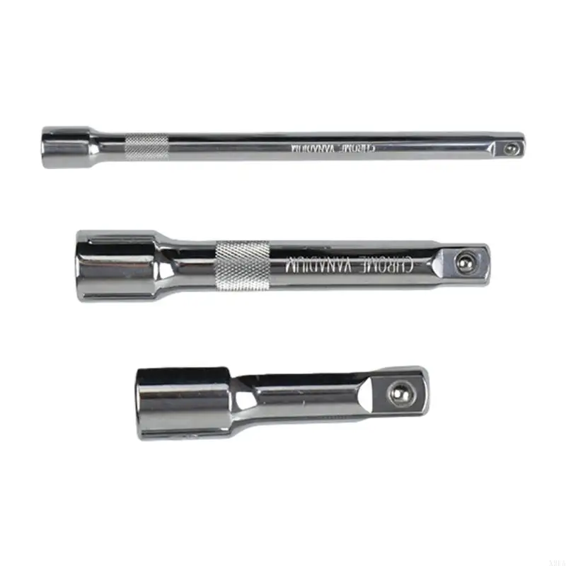X9FA Industrial Strength Socket Extension Bar 3Pcs Rustproof Steel Mechanics Tool