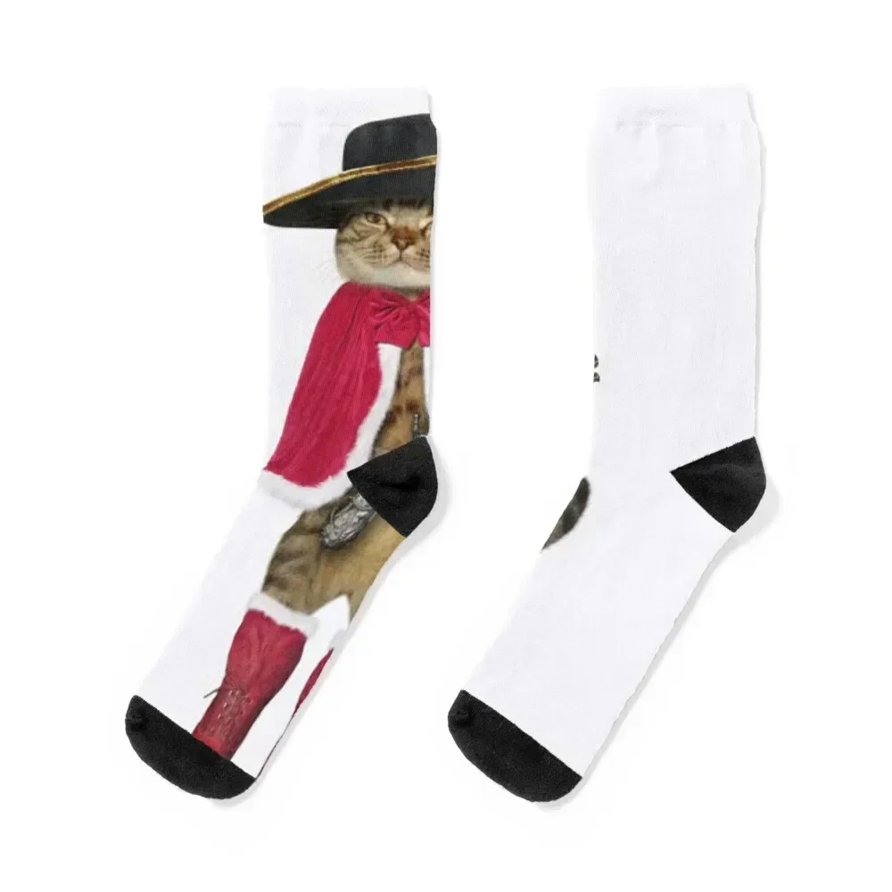 

Cat Gun Socks Thermal man winter short fashionable Socks Women's Men's