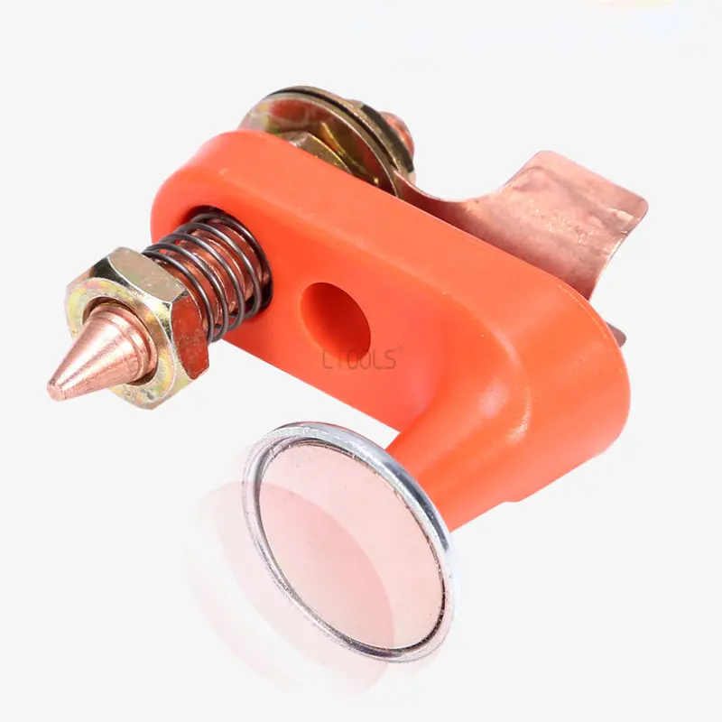 Single/Double Head Magnetic Ground Clamp Metalworking Magnet Support Connector Bodywork Welder Strong Welding Auxiliary Device