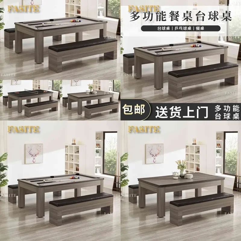 For Dining Billiards Table Tennis Household Multi-functional 4-in-1 Entertainment Table Adult Practice Game Furniture Space