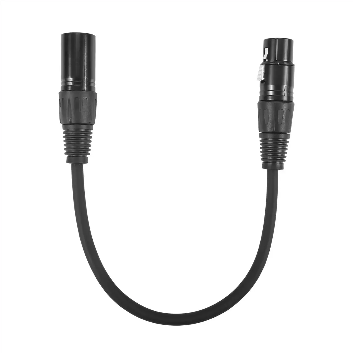 SWXF XLR Male 3 Pin to XLR Female 5 Pin & XLR Female 3 Pin to XLR Male 5 Pin Audio Cable, for Microphone Stage Light