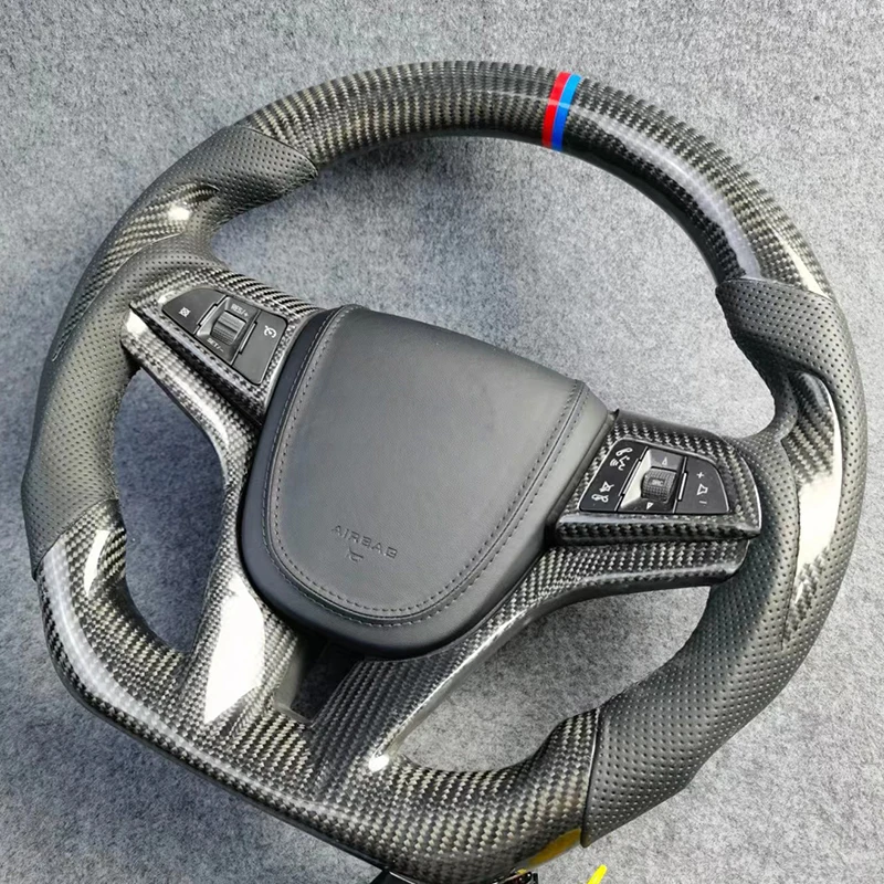 Aroham Real Carbon Fiber Steering WHeel For Chevrolet Cruze Aveo Hatchback Sedan 2009 2010 2011 2012 2013 2014