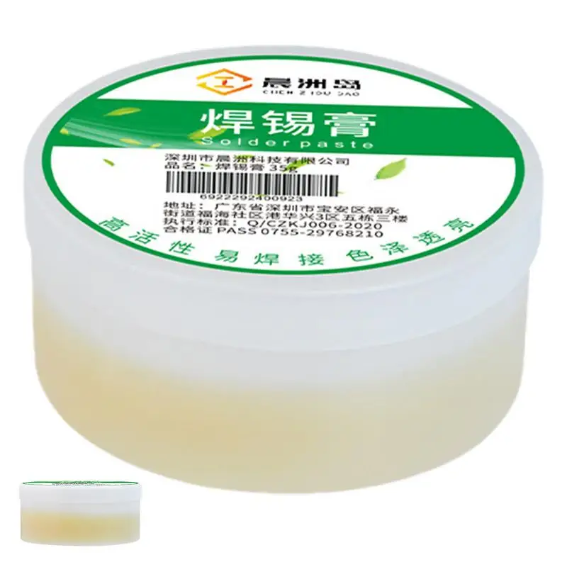 Solder Paste Soldering Paste Flux For Electronics Safe Clean Residues Paste Rosin Paste Soldering Flux Paste For Solder