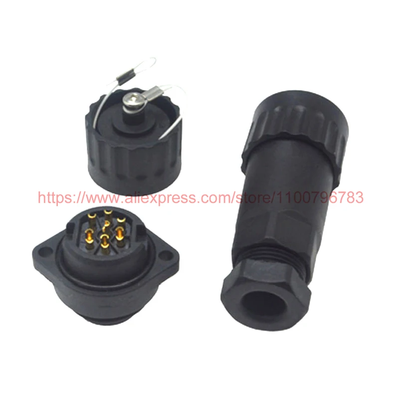 Original Weipu Connector WA22 4 7 Pin Connector WA22 Female Cable Plug Male Panel Socket Screw Termination