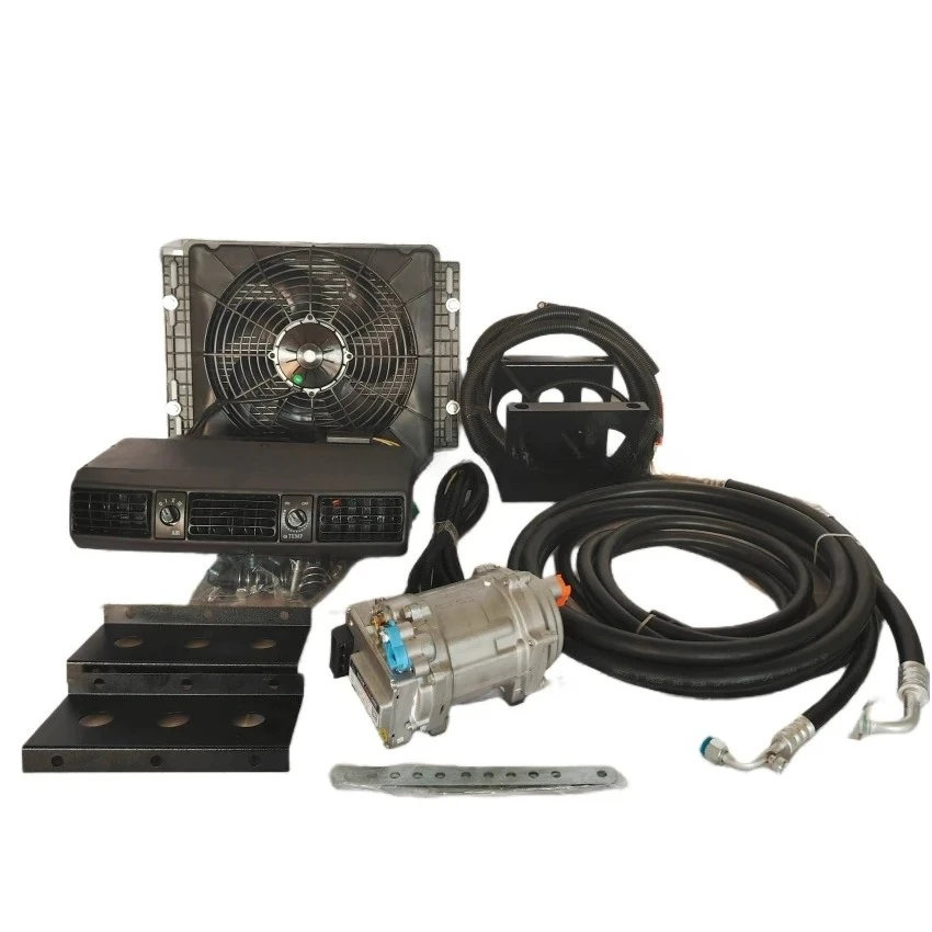 Electric 24V 12v Universal air Conditioning Under Dash Ac Kit Car 12 Volt air Conditioner