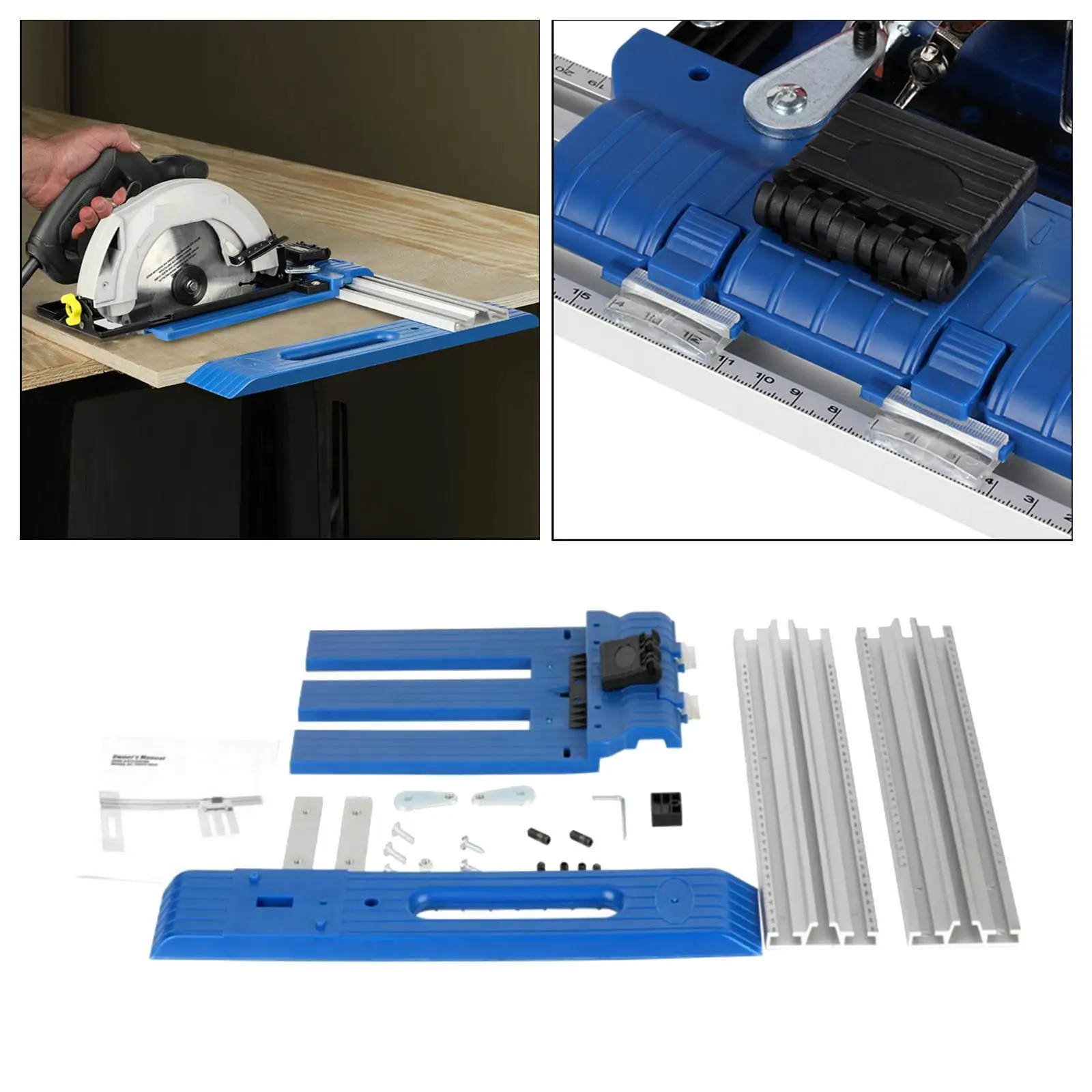 

Electric Circular Saw Fixed Guide System Sliding Fixed Track Edge Woodworking Tool