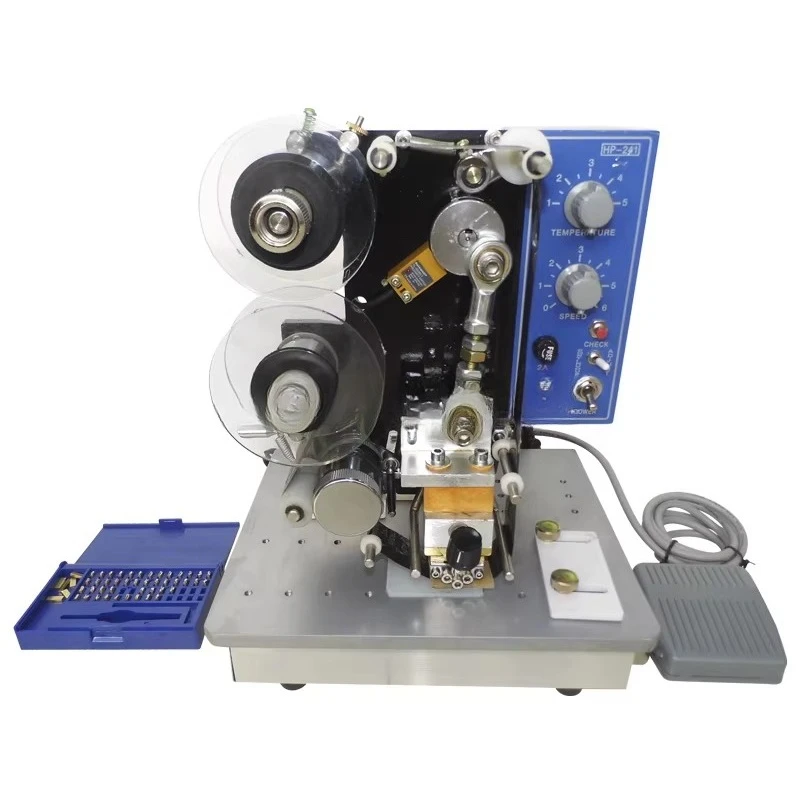 Electrical code date printer machine hot stamp encoder batch number production date printer valid period printer