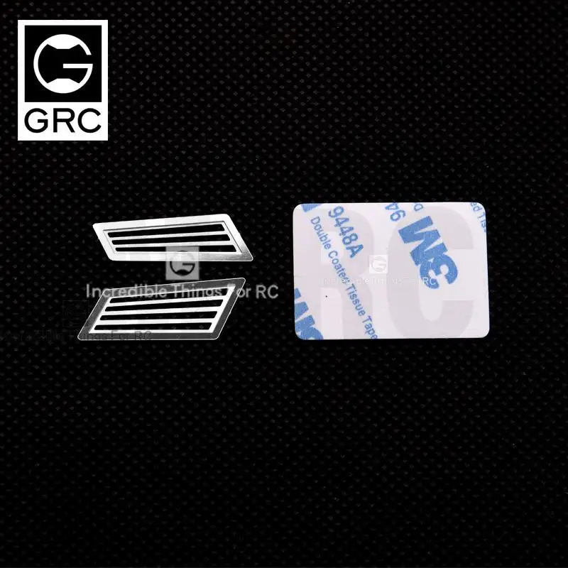 ตะแกรงครอบด้านข้างทำจากสแตนเลสสำหรับ 1/10 TRX-6 G63 ตะแกรงดักอากาศ TRX-4 G500 อุปกรณ์เสริมจำลองการปีนเขาสำหรับรถบังคับวิทยุ