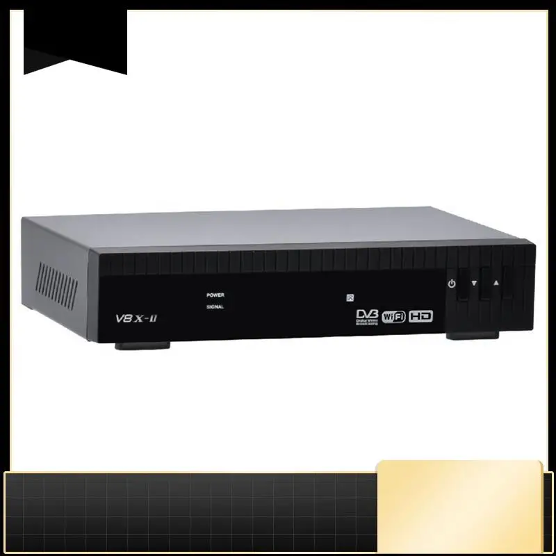

V8X-Ⅱ V8X2 Satellite HD Receiver DVB-S/S2/S2X 1080P H.265 Built-In 2.4G Wifi Ethernet-BISS Powervu DRE CCAM M3U CA Solt-N33R