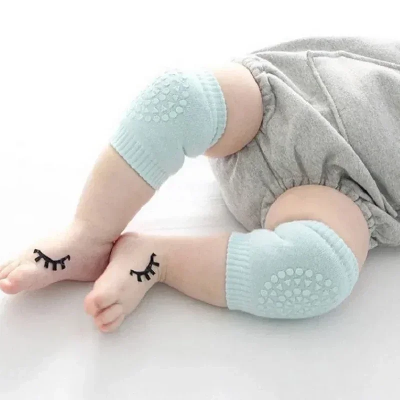 Children\'s Knee Pads Point Anti-slip Cotton Infant Knee Protection Breathable Sports Baby Crawling Elbow Leg Warmers Smart Cover