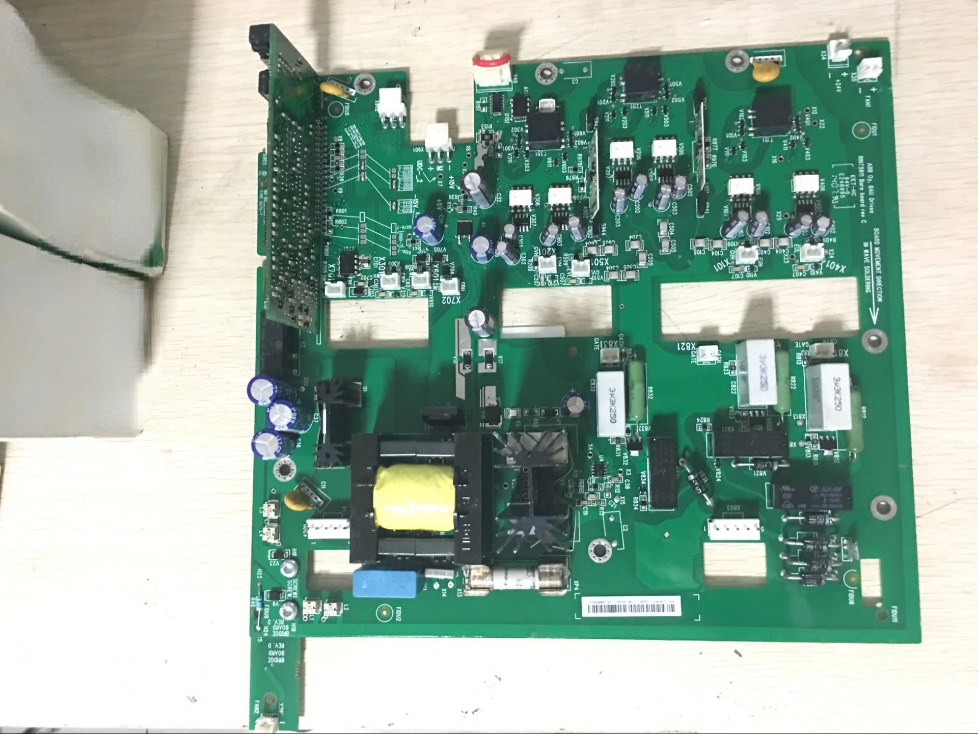 original disassembled and beautiful frequency converter drive board