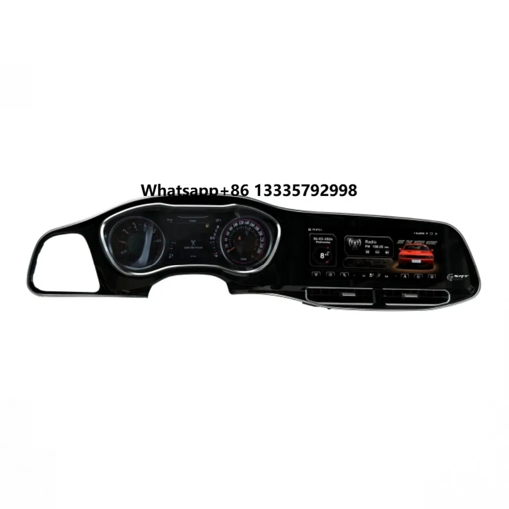 

New Arrival Dodge Challenger SRT Hellcat 2010 2015 2018 2023 Android Car Radio Wireless Carplay Player GPS Monitor‘ Dashboard TV